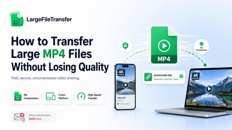 How to Transfer Large MP4 Files Without Losing Quality