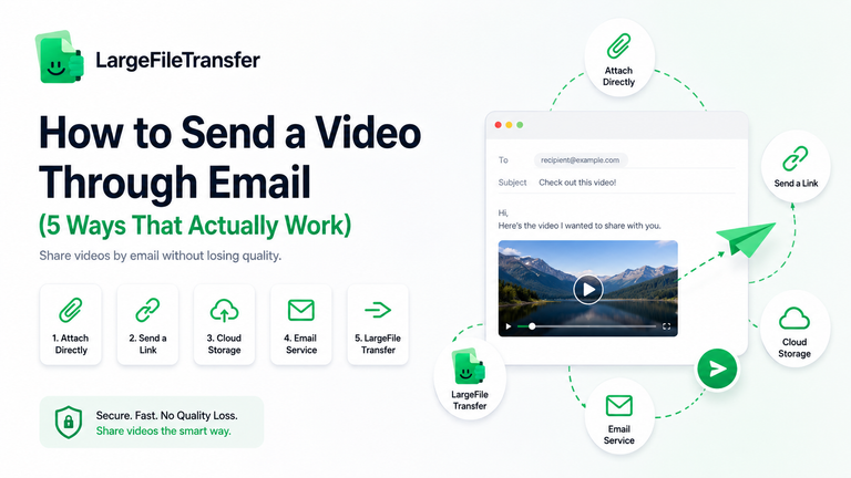 how to send video through email