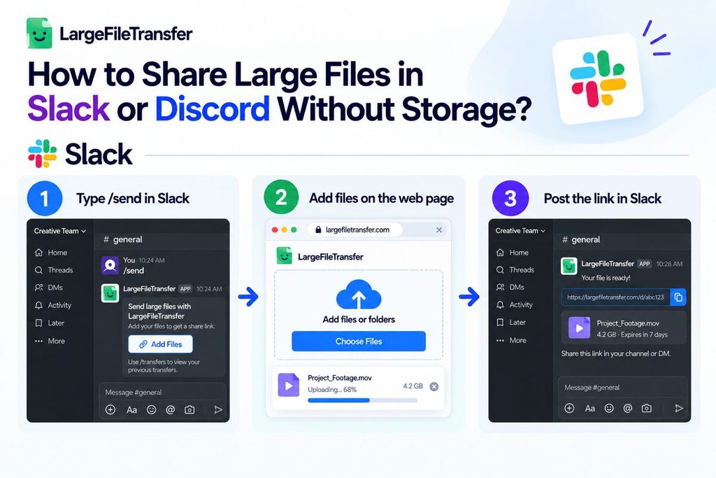 Send large files in Discord