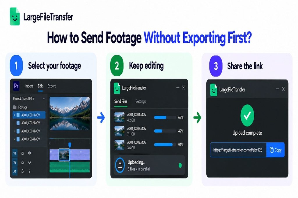 Premiere Pro plugin sending video footage directly