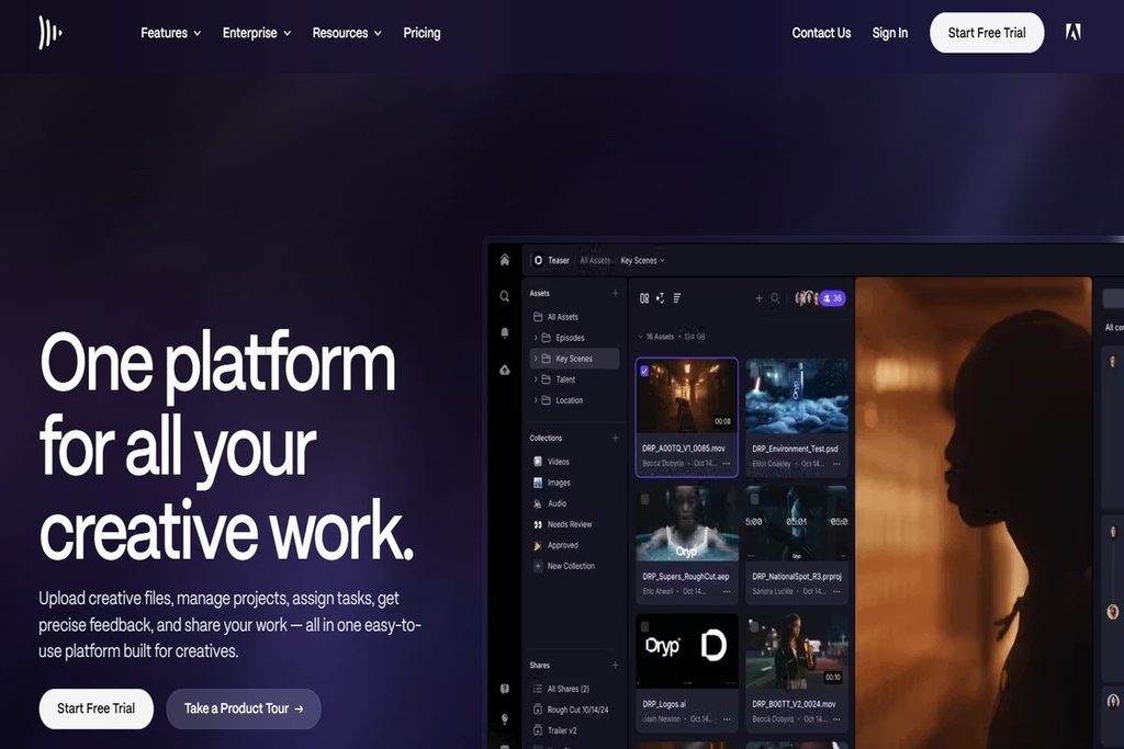 Frame.io for video review and creative collaboration