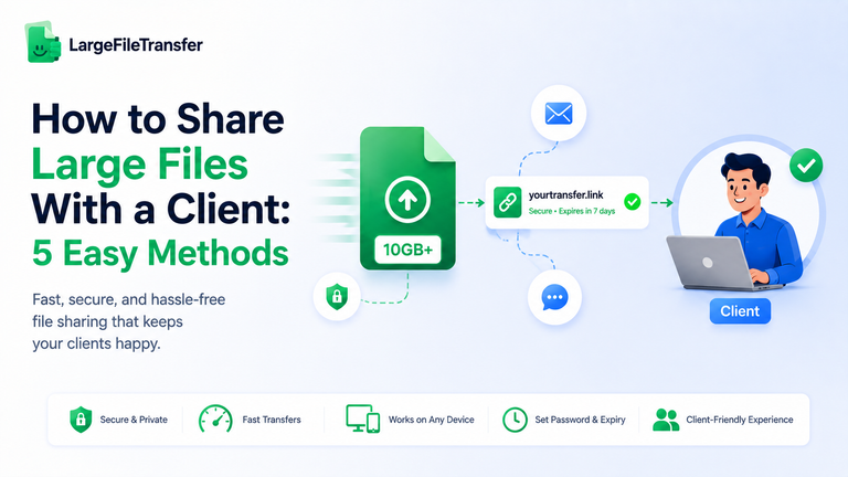 share large files with a client