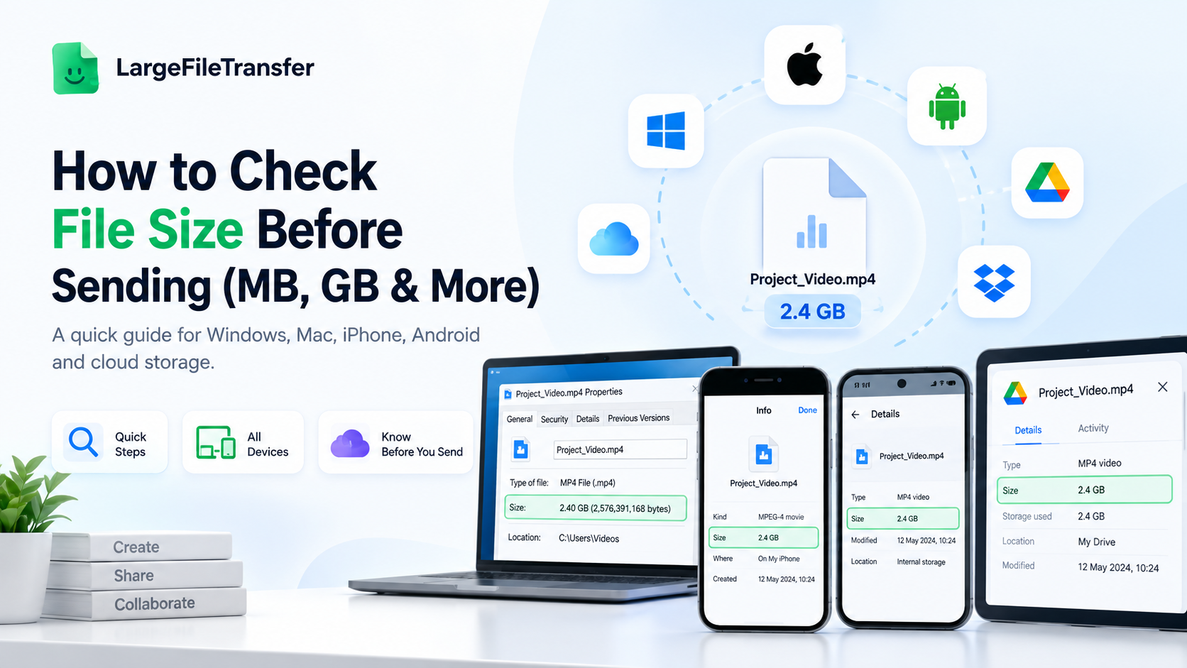 check file size before sending