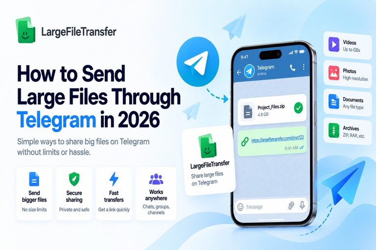 How to send large files through Telegram